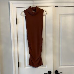 Michael Stars Sleeveless Brown Dress